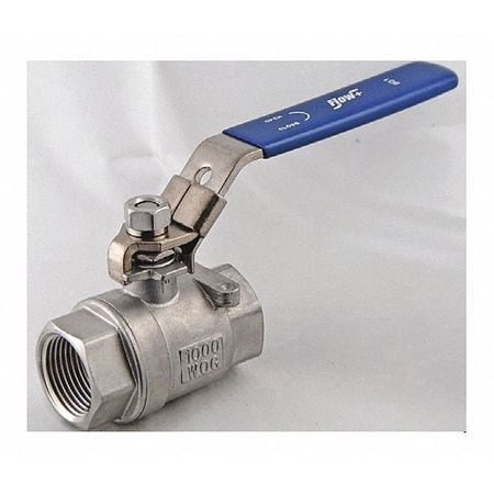 FLOW PLUS 03B016666RRSE BALL VALVE 3/8 1000 PSI CF8M 2 PCS