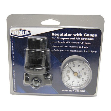 DIXON VALVE  COUPLING R07-200RGC SERIES 1-CARDED MINIATURE REGULATOR 1/4