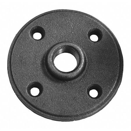 JONES STEPHENS B3550050 BLACK FLOOR FLANGE,1/2 IN