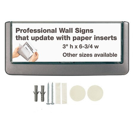 DURABLE OFFICE PRODUCTS CORP. 486037 CLICK SIGN 5-7/8 WX2-1/8 H