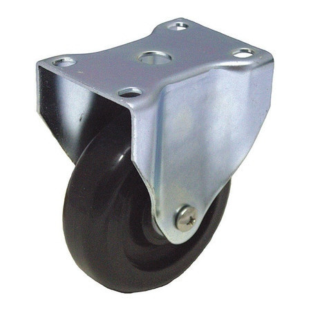 GRAINGER GLOBAL SOURCING P12R-PB050D-12 NSF-LISTED PLATE CASTER RIGID 300 LB.