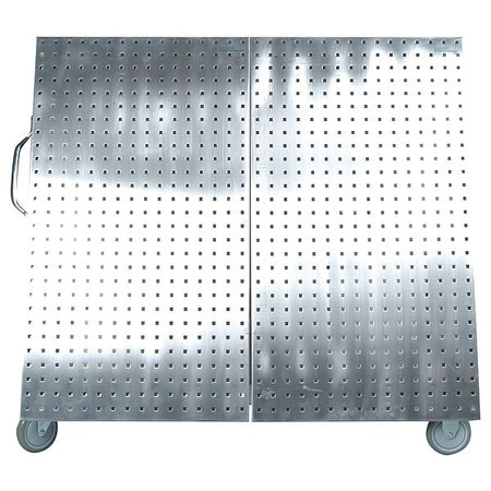 STAINLESS STEEL LOCBOARD LBC-4SS A-FRAME PEGBOARD TRUCK 46 H 26-5/8 W