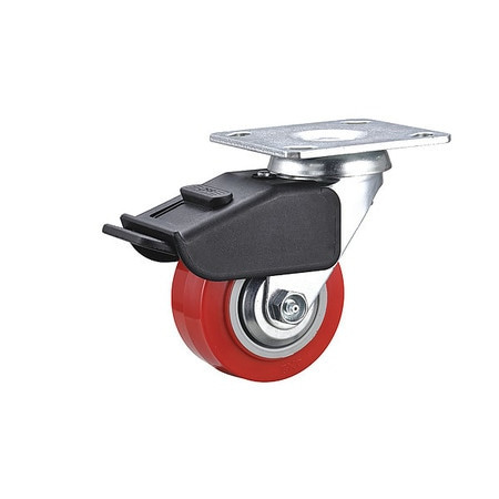 GRAINGER GLOBAL SOURCING 55KJ61 STANDARD PLATE CASTER 4 WHEEL DIA.