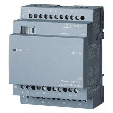 SIEMENS 6ED10551CB100BA2 INPUT/OUTPUT MODULE 8 INPUTS 8 OUTPUTS