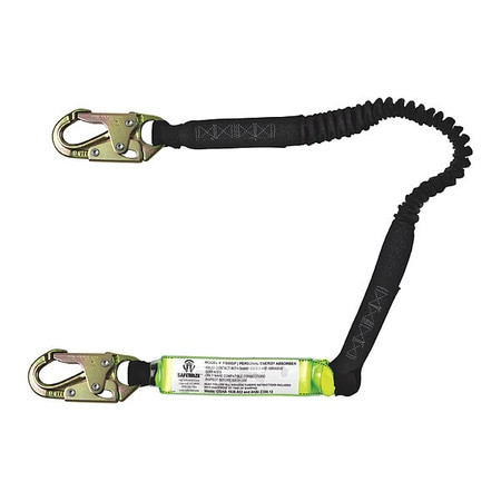 SAFEWAZE FS570 STRETCH LANYARD DBL SNAP HOOKS
