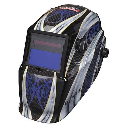 LINCOLN ELECTRIC K3320-2 WELDING HELMET,AUTO-DARKENING,BLK/GRN