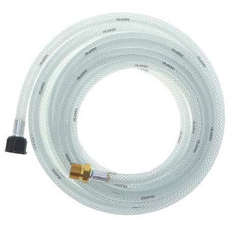 FLOWZONE FZRAAV PVC HOSE WITH BEND PROTECTOR,20 FT.,PVC