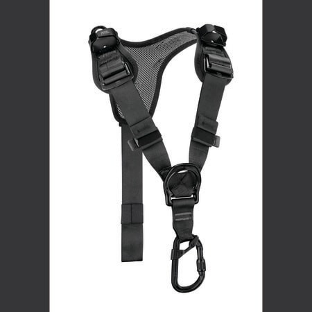 PETZL C081AA01 TOP CHEST HARNESS BLACK ONE SIZE