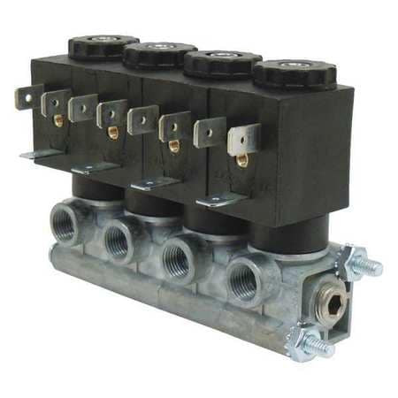 SPARTAN FELT COMPANY 3922-1E03-BAA3A4 SOLENOID VALVE 1/8 24VDC 4 STATION