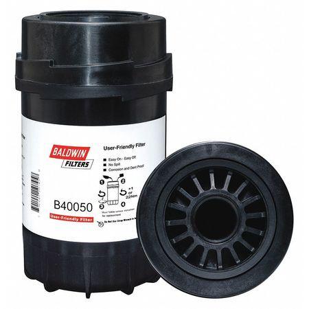 BALDWIN FILTERS B40050 HYDRAULIC FILTER SPIN-ON DESIGN 4 O.D.