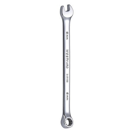 WESTWARD 54RY89 COMBO WRENCH STEEL METRIC 15 DEG.
