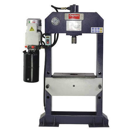 DAYTON 467L08 HYDRAULIC PRESS ELECTRIC 10 TONS