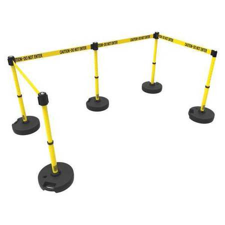 BANNER STAKES PL4585 PLUS BARRIER SET X5 CAUTION-DO NOT ENTER