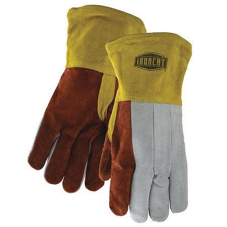 IRONCAT 2086GLF WELDER GLOVES LEATHER SPLIT FOUNDRY PK12