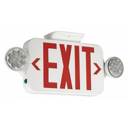 HUBBELL CCRRCSD HUBBELL LED EMERGENCY/EXIT COMBO WITH RE