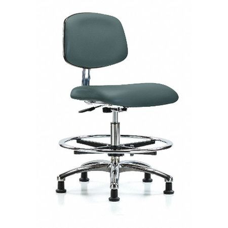 BLUE RIDGE ERGONOMICS BR-ECR-VHBCH-CR-CF-EG-ESDBLK ERGONOMIC CHAIR UPHOLSTERED VINYL BLACK