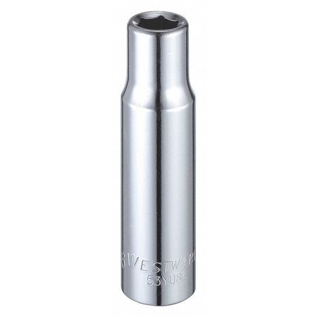 WESTWARD 53YU84 SOCKET 1/2 DRIVE SAE 7/16 SOCKET SZ