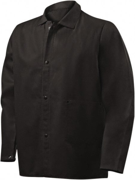 STEINER INDUSTRIES 1080-X COTTON JACKET FLAME RESIST 30 BLACK XL