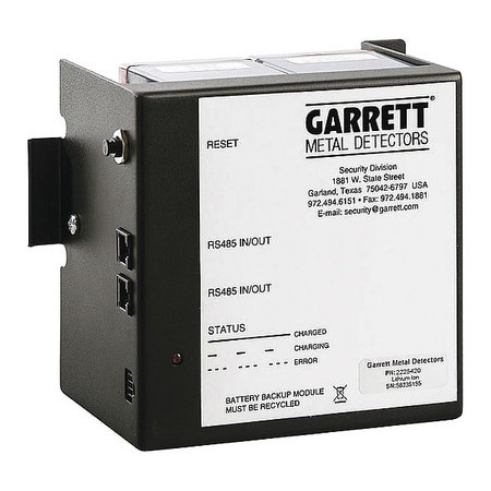 GARRETT METAL DETECTORS 2225420 BATTERY MODULE FOR GARRETT PD 6500I