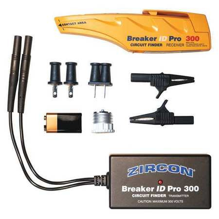 ZIRCON INTERNATIONAL 71263 CIRCUIT BREAKER FINDER 0 TO 300VAC/DC