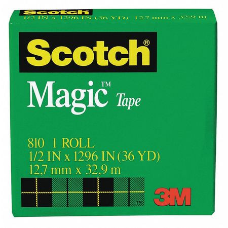 SCOTCH 810121296 MAGIC TAPE 1/2 X 1296 IN.