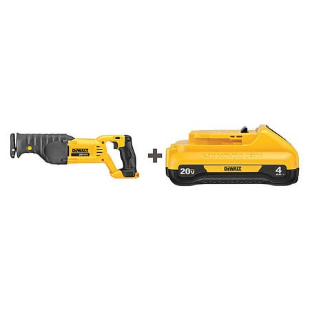 DEWALT TOOLS DCS380B/DCB240 CORDLESS RECIP SAW KIT 3000 SPM 20VDC
