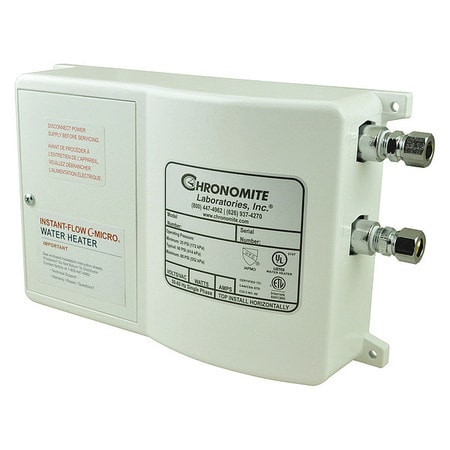 CHRONOMITE LABS CM-12L/120 110F ELECTRIC TANKLESS WATER HEATER 1440W