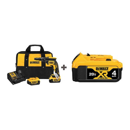 DEWALT TOOLS DCF622M2/ DCB240 CORDLESS SCREWGUN KIT 20.0V