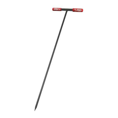 BULLY TOOLS 99203 STEEL SOIL PROBE 48 T-STYLE HANDLE