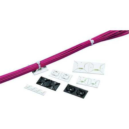 PANDUIT CORPORATION ABM2S-AT-C CABLE TIE MOUNT,ADHESIVE BACKED,PK100