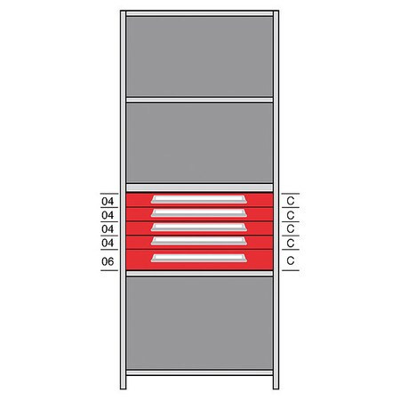 LYON DHJ115006 SHELF 85 H 36 W STEEL 800 LB CAPACITY