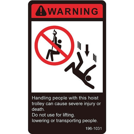 DAYTON GGS_49674 WARNING LABEL