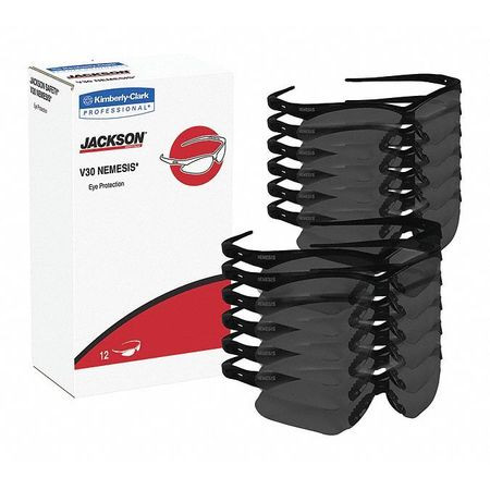 JACKSON SAFETY 25688CT EYEWEAR SAFETY NEMESIS V30 PK12