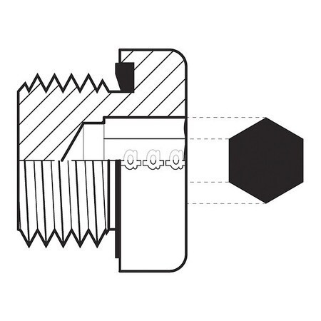 ADAPT-ALL 9029-42x2.0 HOSE ADAPTER 1-5/8 METRIC