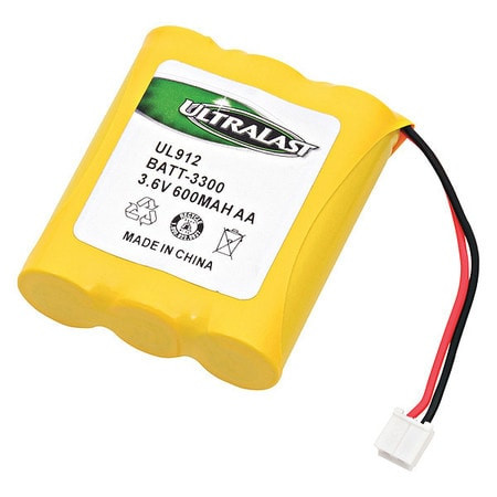 ULTRALAST BATT-3300 BATTERY 3.6V NICKEL CADMIUM ULTRALAS
