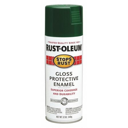 STOPS RUST 7738830 SPRAY PAINT HUNTER GREEN 12 OZ.