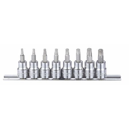 WESTWARD 54TN32 SOCKET BIT SET SAE 3/8 DRIVE 8 PCS