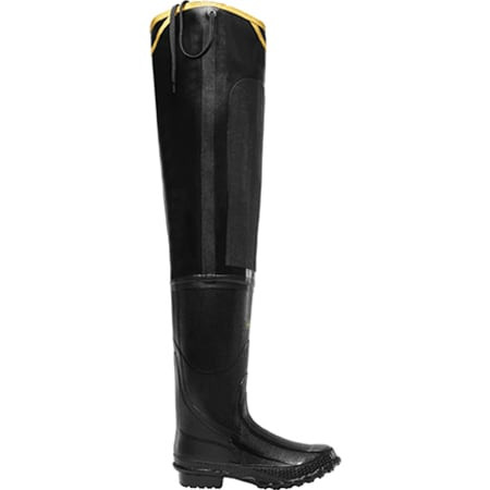 LACROSSE 00152030-10 PREMIUM HIP BOOT 32" BLACK,10,PR