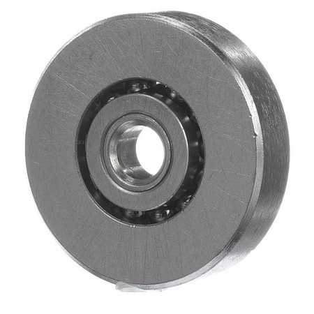 COMPONENT HARDWARE B20-1028 OD STEEL FLAT BALL BEARING ROLLER 1-5/16