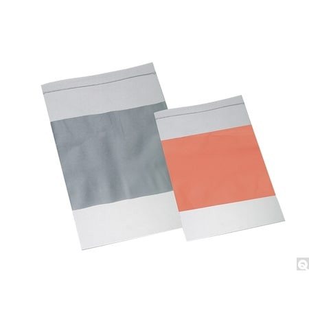 QORPAK BAG-00037 CLEAR LDPE ZIP BAGS WITH WRITE-ON BLOCK