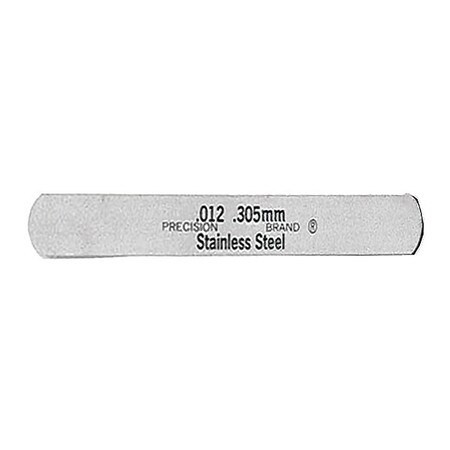 PRECISION BRAND 77420 .012" X 1/2" X 5" STNLS STEEL THICKNESS 