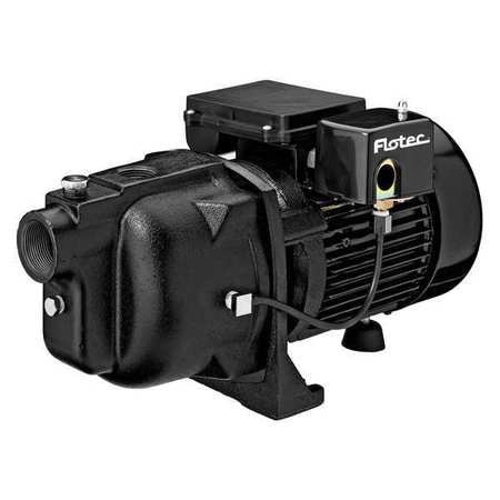 FLOTEC FP4157 JET PUMP,SHALLOW WELL,CAST IRON,3/4HP