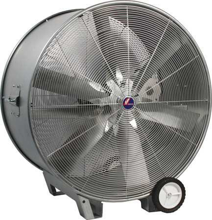 VENCO PRODUCTS VMAC-48-BD-WK BELT-DRIVE MOBILE DRUM FAN,48"