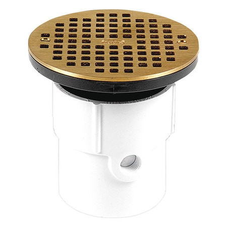 OATEY 72127 ADJ PVC DRAIN 3 OR 4 W/BRASS STR