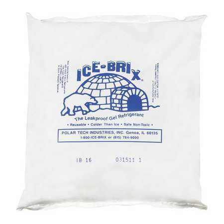 ICE-BRIX IB16BPD COLD PACKS,6-1/4X6X1",PK18