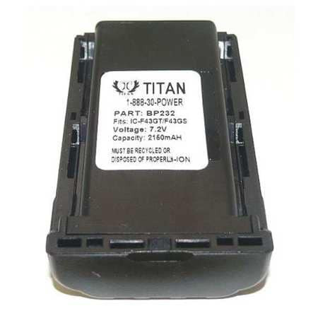 BANSHEE QIB-232 BATTERY PACK,LITHIUM-ION,7.2V