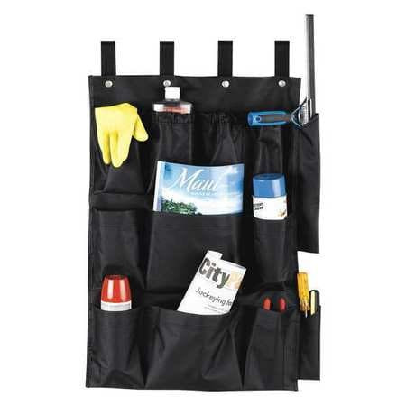 HOSPITALITY 1 SOURCE CB12BLK CADDYBAG,(12)POCKET,21"X32",BLACK