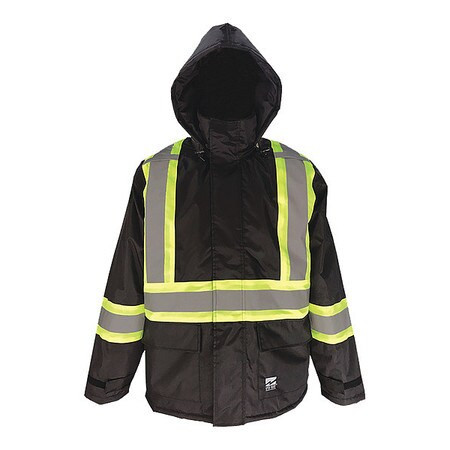 OPEN ROAD 6326JB-XXXXL JACKET,HI-VIS,INSULATED,150D,BLACK,4XL