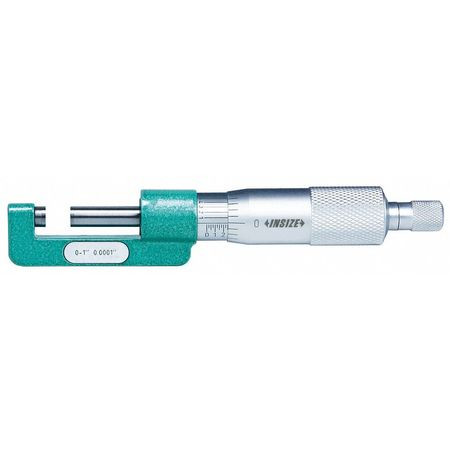 INSIZE 3292-4 HUB MICROMETER FLAT ANVIL MECHANICAL