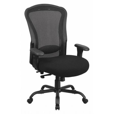 FLASH FURNITURE LQ-3-BK-GG CONTEMPORARY CHAIR HIGH BACK,24/7 USE,40